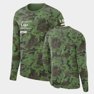 Men Camo LSU Tigers Military Long Sleeve T-Shirt 491192-751