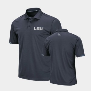 Mens Charcoal LSU Tigers OHT Military Appreciation Digital Camo Polo 365348-209