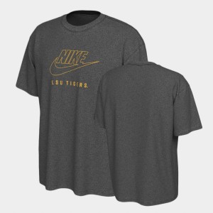 Men Charcoal LSU Tigers Washed Max90 T-Shirt 561836-589