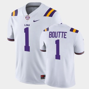 Men's Kayshon Boutte White LSU Tigers #1 College Football Game Jersey 731479-430