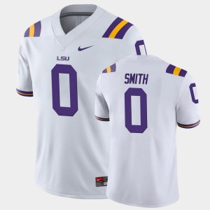 Men Maason Smith White LSU Tigers #0 Game Jersey 472471-190