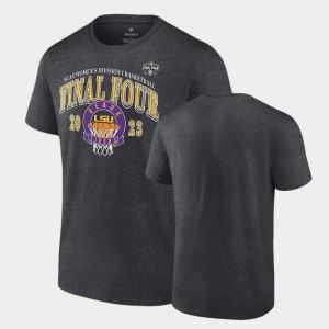 Men Charcoal LSU Tigers March Madness Final Four T-Shirt 308307-338