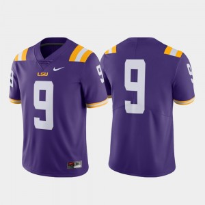 Men Purple LSU Tigers #9 Limited College Football Jersey 118895-987