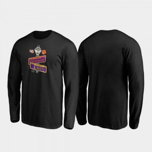 Men's Black LSU Tigers 2020 National Championship Matchup vs. Clemson Tigers Touchdown Long Sleeve T-Shirt 833633-787