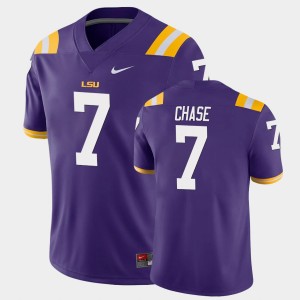 Men's Ja'Marr Chase Purple LSU Tigers #7 Game College Football Jersey 653865-529