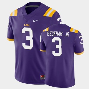 Men's Odell Beckham Jr. Purple LSU Tigers #3 Game College Football Jersey 221383-259