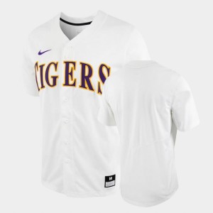 Mens White LSU Tigers Replica Baseball Jersey 317076-371