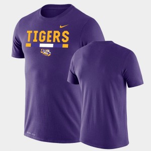 Mens Purple LSU Tigers Team DNA Legend Performance T-Shirt 984936-658