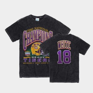Men's Tre'Davious White Black LSU Tigers #18 Vintage Tubular 2003 National Championship T-Shirt 733608-974