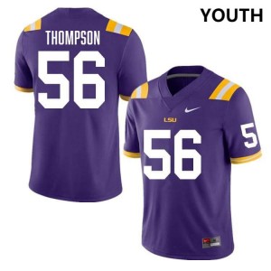 Youth Josh Thompson Purple LSU Tigers #56 College Football 2024 Jersey 163574-570