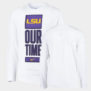 Youth White LSU Tigers March Madness 2020 Our Time Bench Legend T-Shirt 310567-683